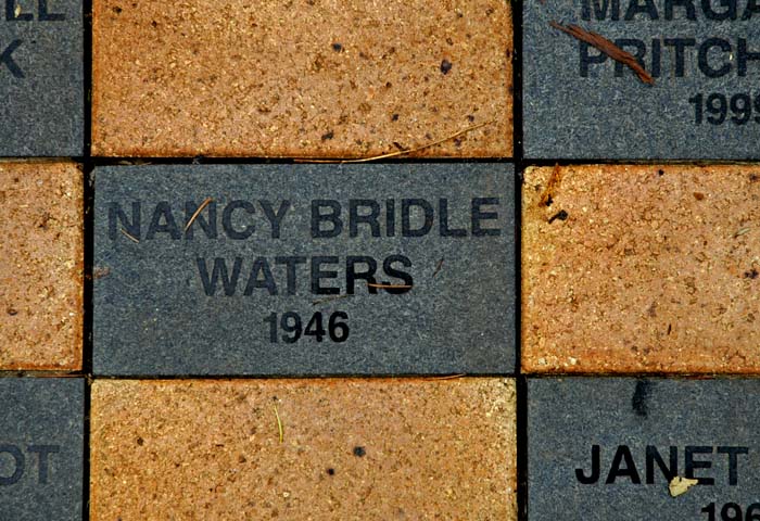 A graduate's brick in the