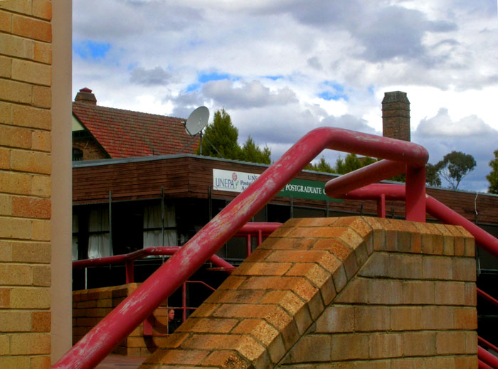 Man-made lines: buildings and rails