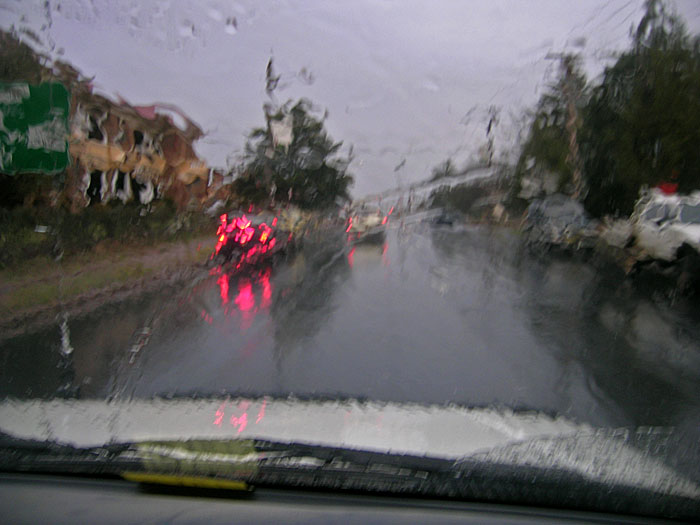 Driving in the rain