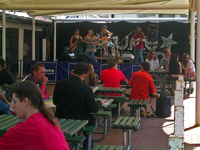 Band plays at lunchtime