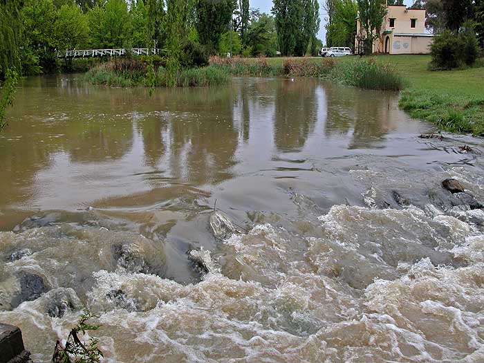 Creeklands: with water flowing in creek