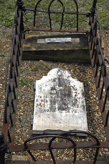 Died 1889, aged 2 days