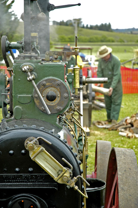 Steam driven saw