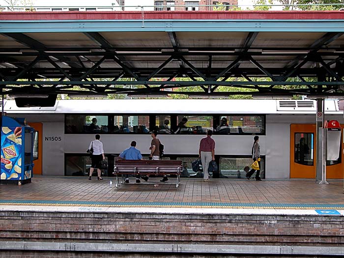 Platform 20 at Central Station, Sydney