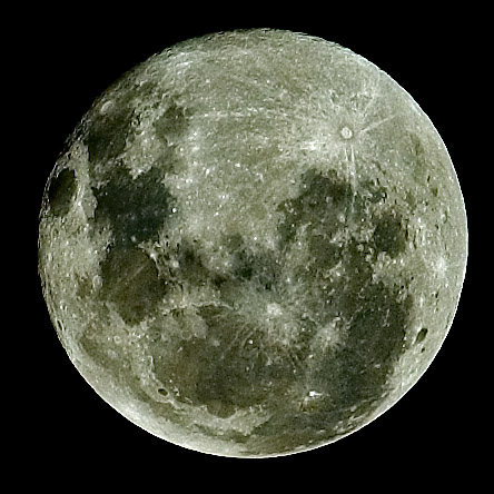 A detailed look at the moon